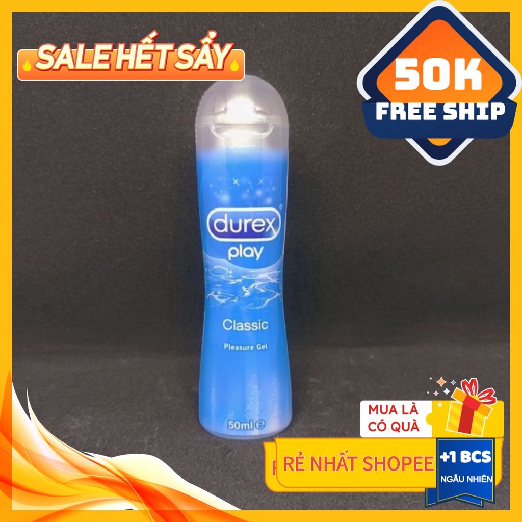 [CHÍNH HÃNG] Gel bôi trơn tăng độ ẩm tự nhiên DUREX PLAY CLASSIC - 50ml