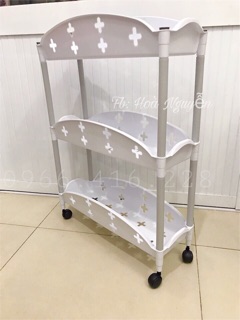 KỆ 3 TẦNG CÓ BÁNH XE
