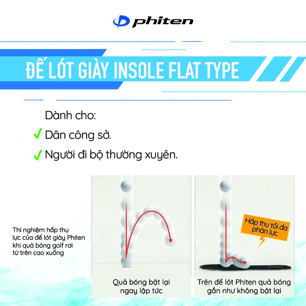 Lót giày hỗ trợ vận động Phiten metax insole
