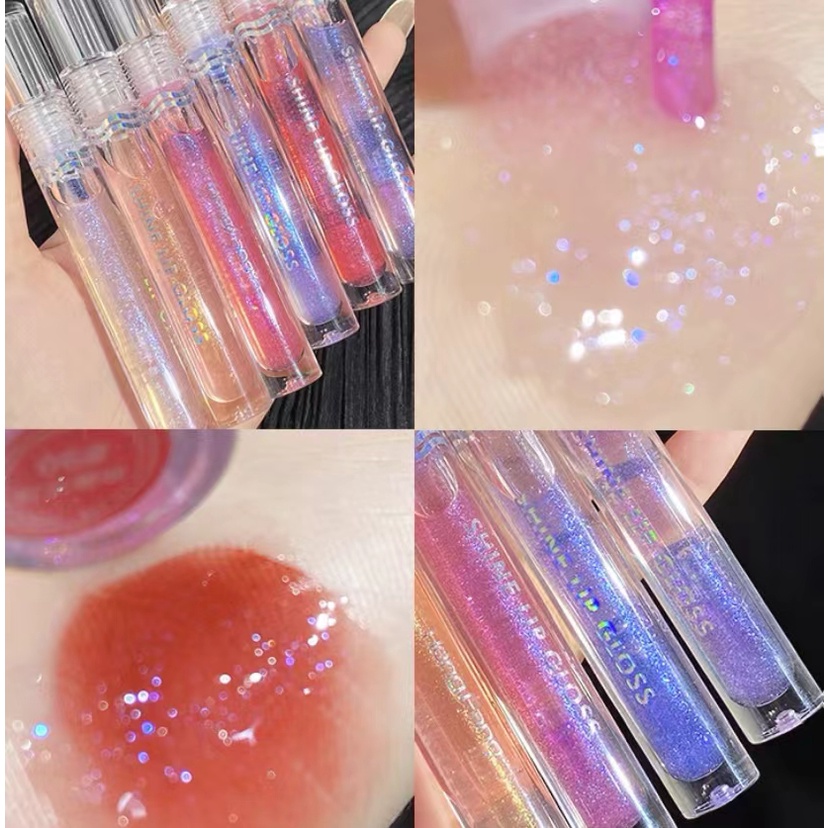 Son Bóng Trong Suốt Dưỡng Ẩm Chống Thấm Nước Chống Thấm Mồ Hôi Không Dính Ly Dành Cho Nữ