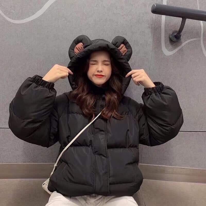 Áo phao tai mèo cute