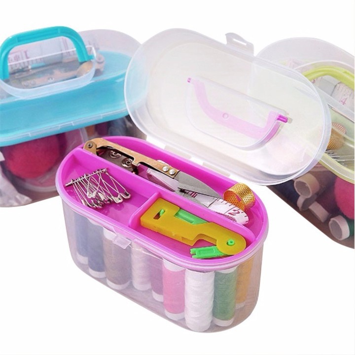Hộp kim chỉ đa năng, 55 món, tiện lợi tiện dụng (hàng loại 1)