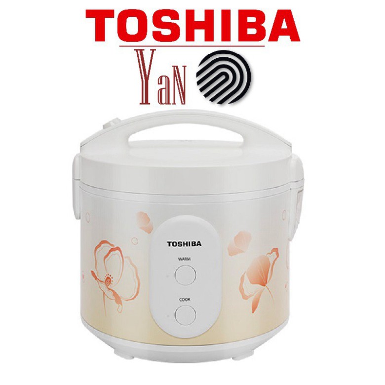 Nồi cơm điện cơ Toshiba 1L RC-10JE2VN nắp gài lòng nồi chống dính 1.0L  -Shop Tiện Ích