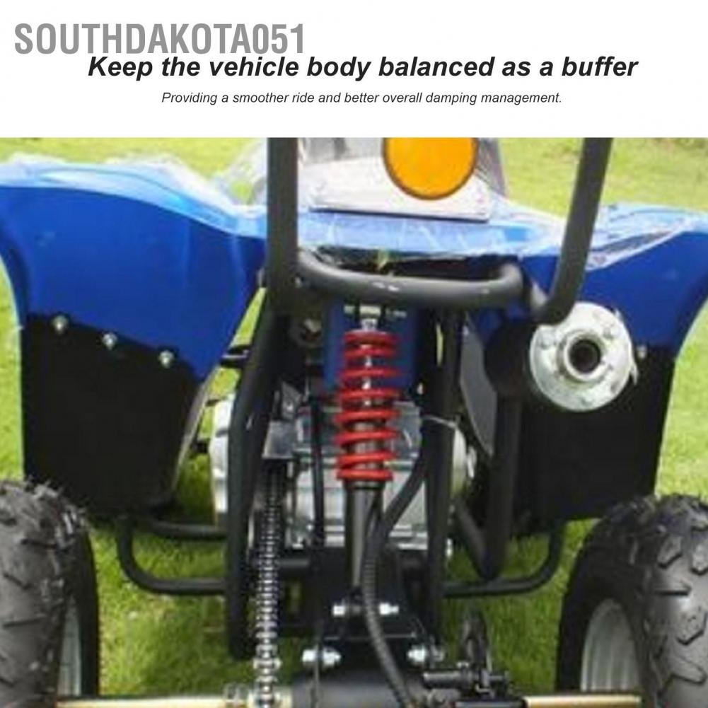 Southdakota051 250mm/9.8in Motorcycle Shock Absorber with Red Spring Universal for 50cc‑125cc Dirt Pit Bike ATV Go Kart