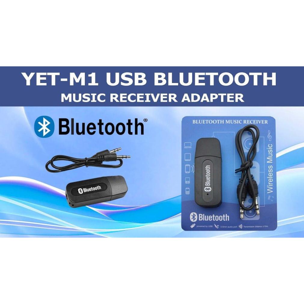 [FreeShip Toàn Quốc] USB bluetooth YET-M1 - biến LOA THƯỜNG thành LOA BLUETOOTH (sử dụng cho loa, amply, oto...)