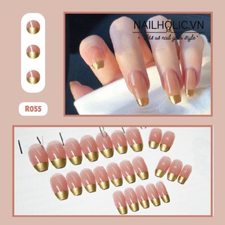 Móng Tay Giả 24 Móng [FREESHIP ĐƠN 50K] NailholicVN Tặng Keo Dán Móng [R055]