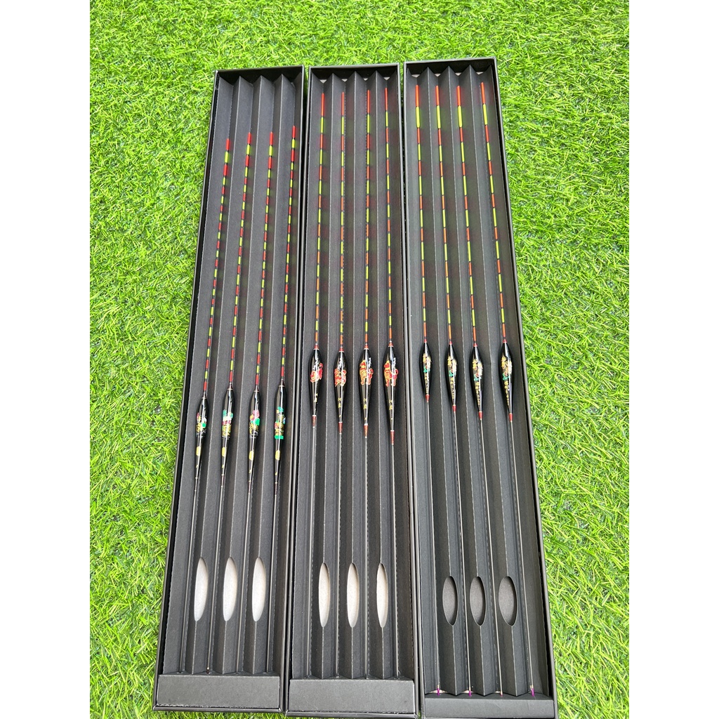 Bộ phao đài săn hàng Phong Cảnh gồm 4 quả phao nano tặng kèm hộp chống nước Đồ Câu Nhất Đông