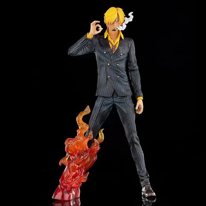 Mô Hình Nhân Vật Sanji Áo Đen Truyện Tranh One Piece 32cm - Mô Hình Figure Vua Hải Tặc