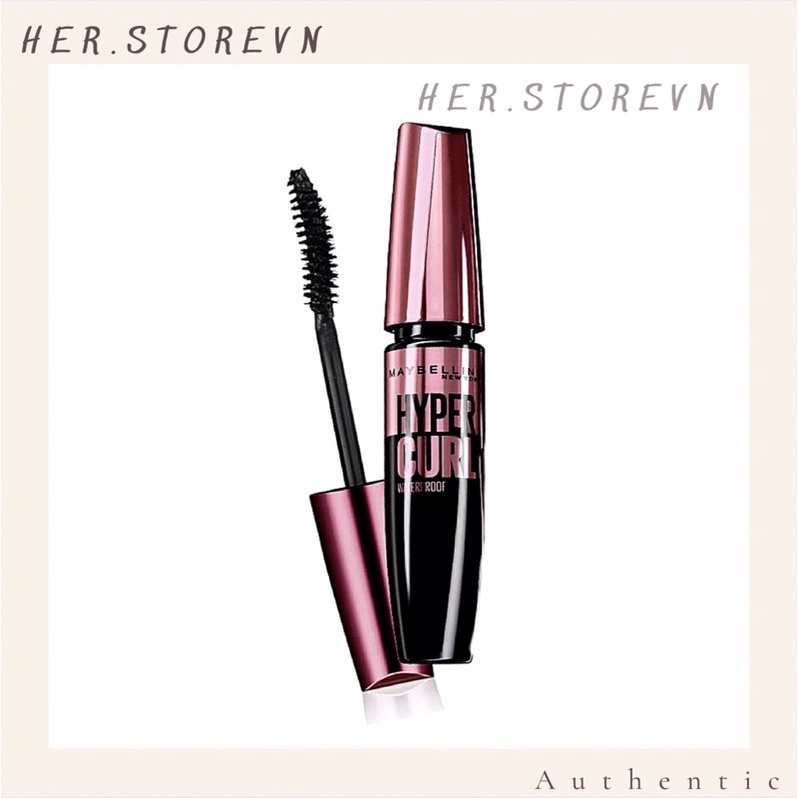 Mascara Maybelline Làm Cong Mi Hyper Curl Waterproof 9.2ml