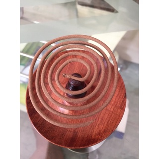 Đế gỗ xông đốt trầm hương - Đĩa gỗ hương đốt nhang nụ trầm hương, nhang khoanh trầm hương đa năng