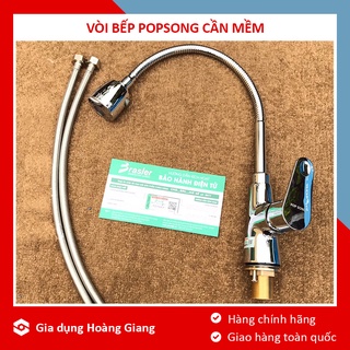 Vòi rửa bát nóng lạnh cần mềm Pop Song VR6002 chính hãng Brasler