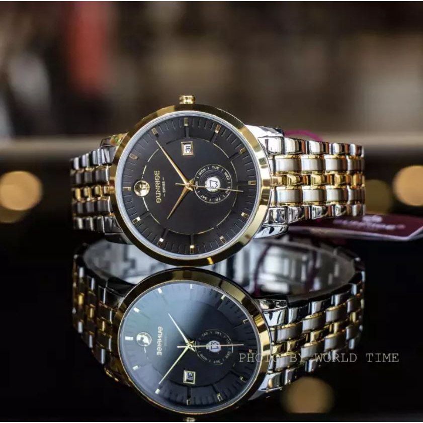 Đồng Hồ Nam Sunrise vt Kính Sapphire Chống Xước + Thẻ Bảo Hành