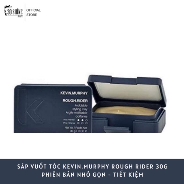 Sáp vuốt tóc nam 30Shine Kevin Murphy Rough Rider giữ nếp tóc cực đỉnh không bóng dễ dàng tạo kiểu lại với mũ bảo hiểm