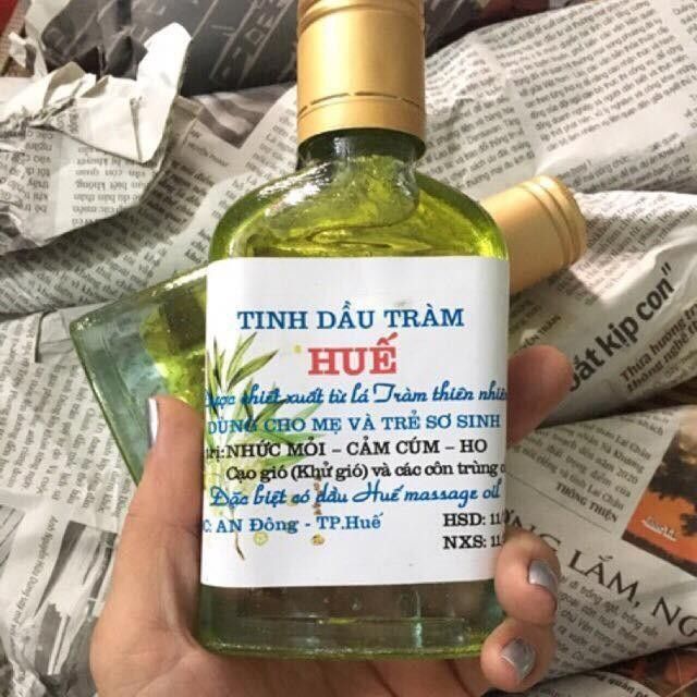 Bán sỉ 10 chai tinh dầu tràm HUẾ ( chai dẹt) 100ml