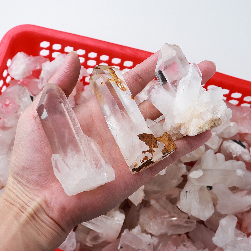 Tinh Thể Đá Clear Crystal Nhiều Size Hốc Đá DA78