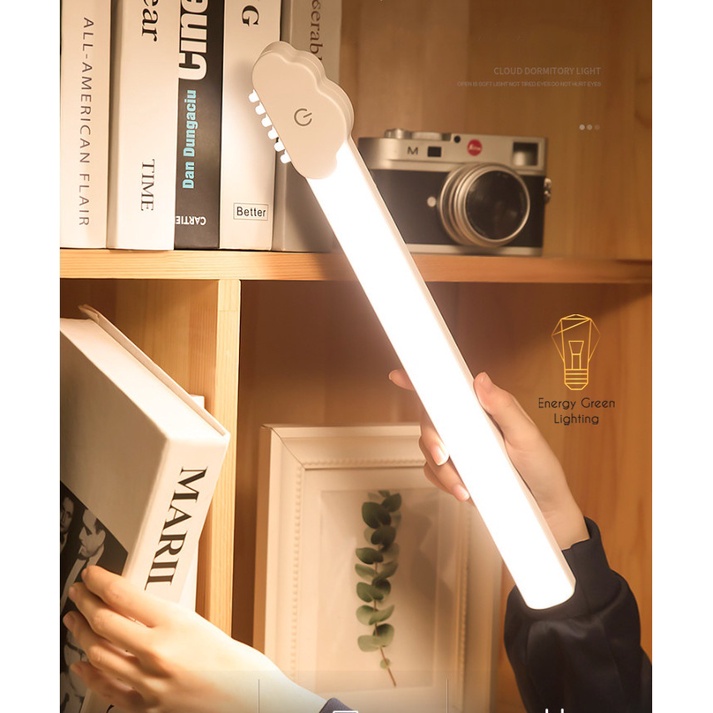 Đèn Led Energy Green Lighting đọc sách học bài làm việc hình đám mây DT-513 dán tường - dán tủ - 3 chế độ ánh sáng