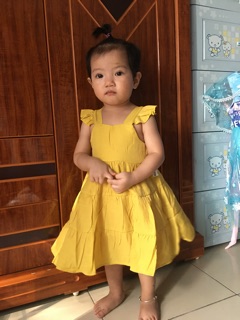 Váy thô đũi cho bé gái