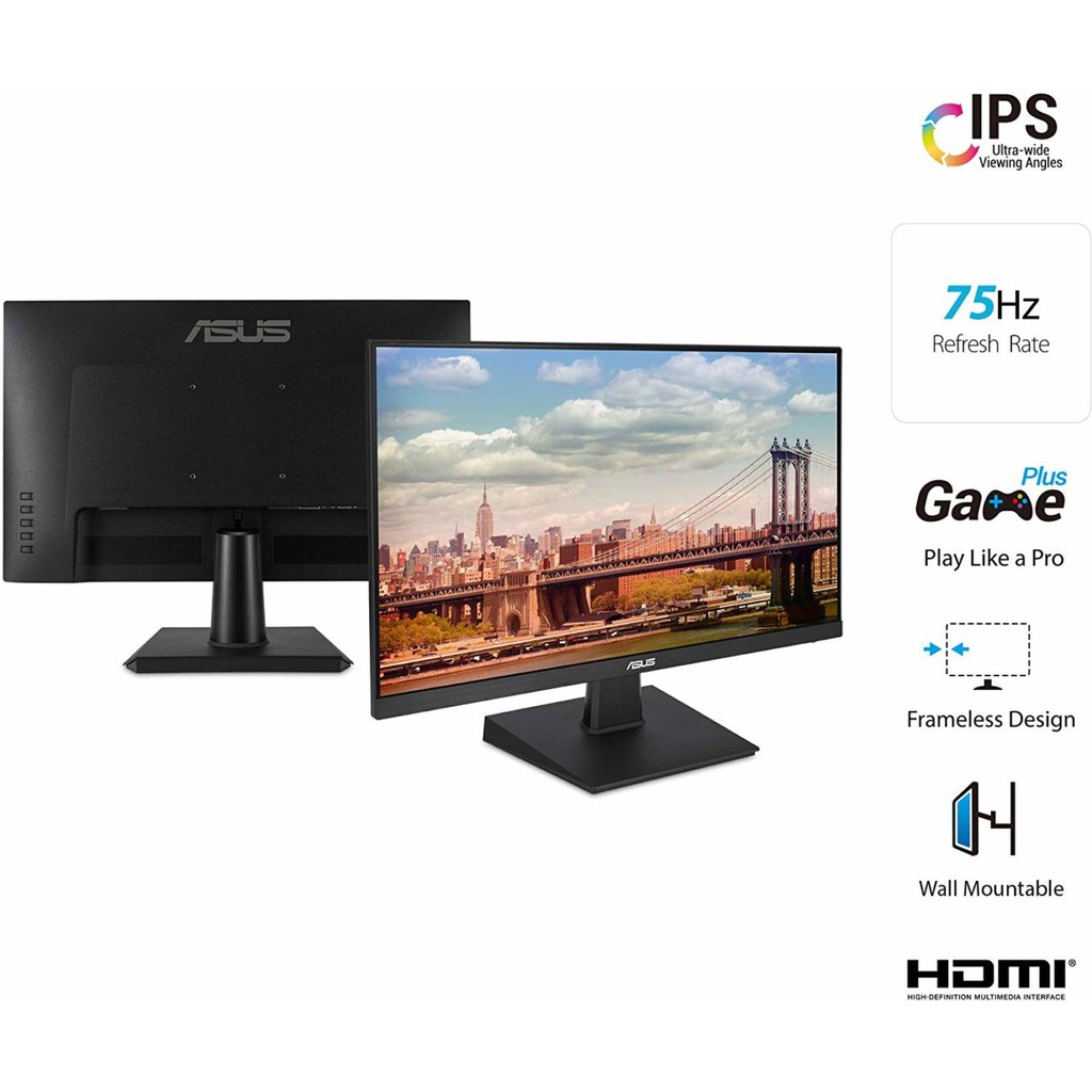 Màn Hình Asus VA24EHE Viền Mỏng FULL HD/75hz/FHD/IPS/LowBlueLight lọc ánh sáng xanh - linhkienpcgiatot