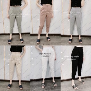 Quần baggy chất đũi xước Thái