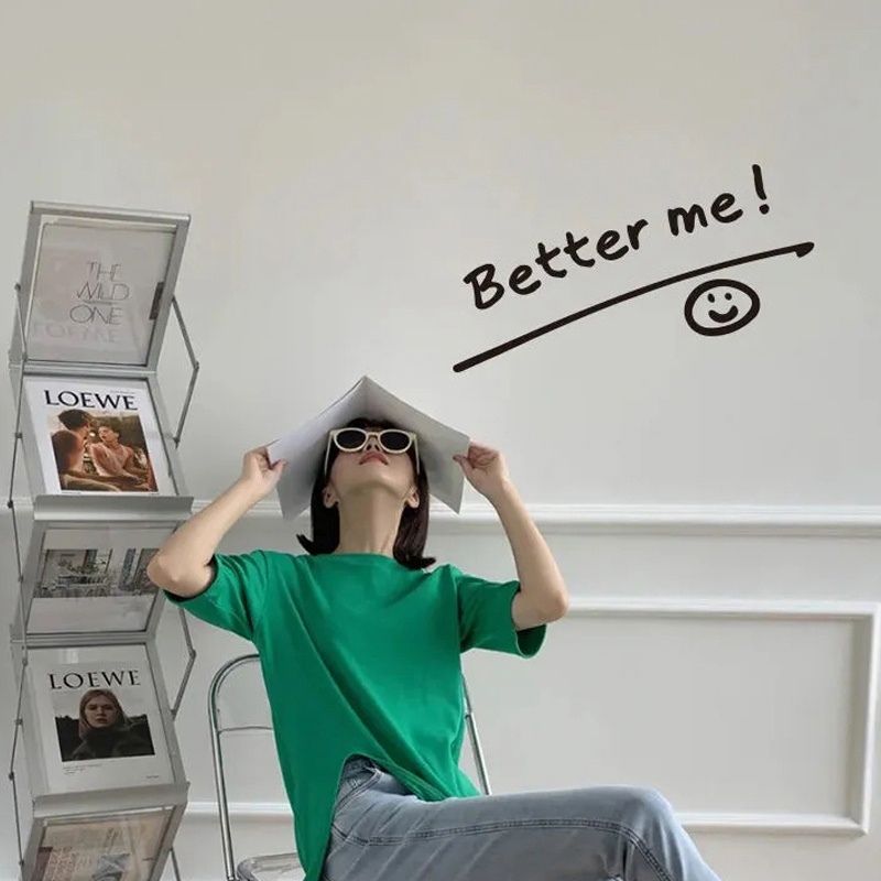 Sticker Dán Tường Tự Dính Hình Dễ Thương Dùng Trang Trí Tường DIY