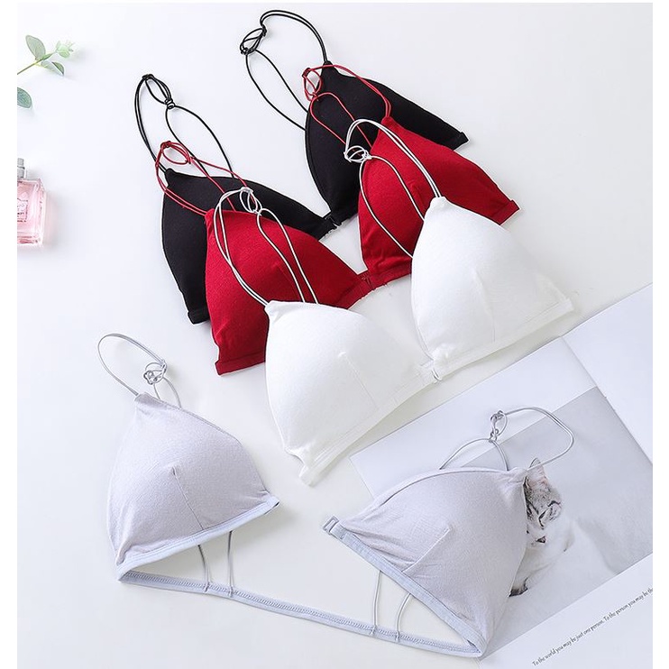 Áo Ngực Không Dây Cài Trước Chống Chảy Xệ Thiết Kế Mỏng Thời Trang Cho Nữ