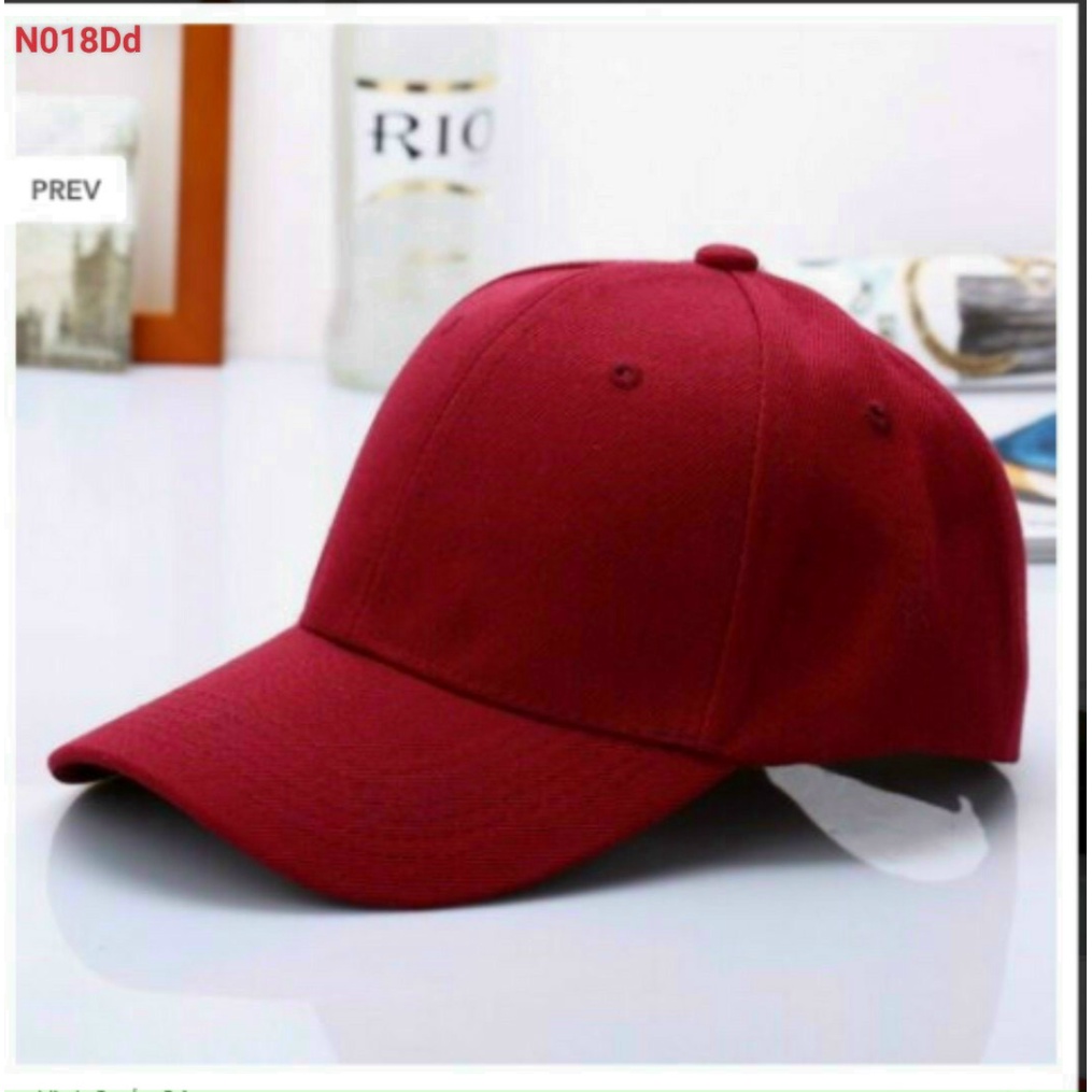 Mũ lưỡi trai nón kết nam nữ Trơn nhiều màu thiết kế dán tăng giảm phía sau thích hợp mọi độ tuổi