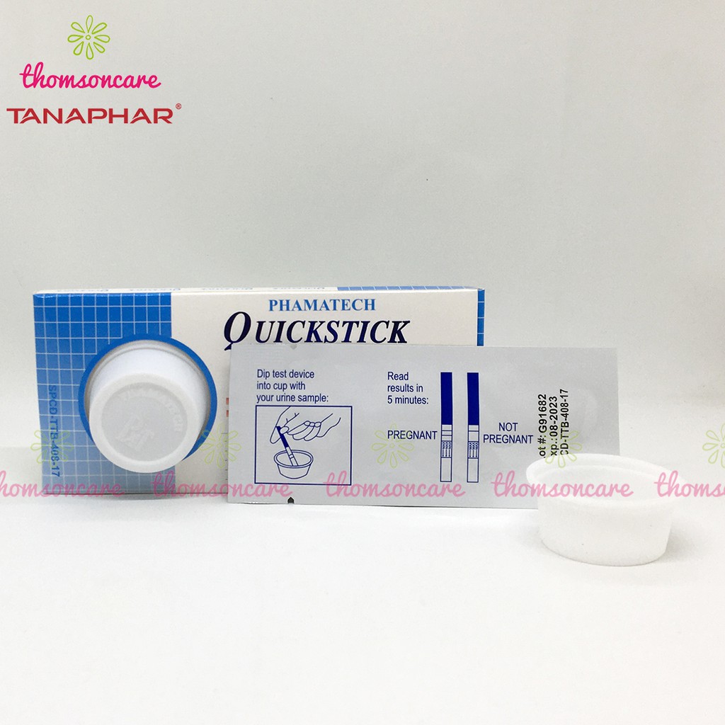 Que thử thai QUICKSTICK - Nhập khẩu từ USA, test thai sớm nhanh Quick Stick