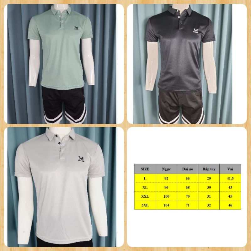 ao polo nam cổ bẻ cao cấp chất liệu vải cotton  form rộng giá rẻ Nemfashion MA 2021