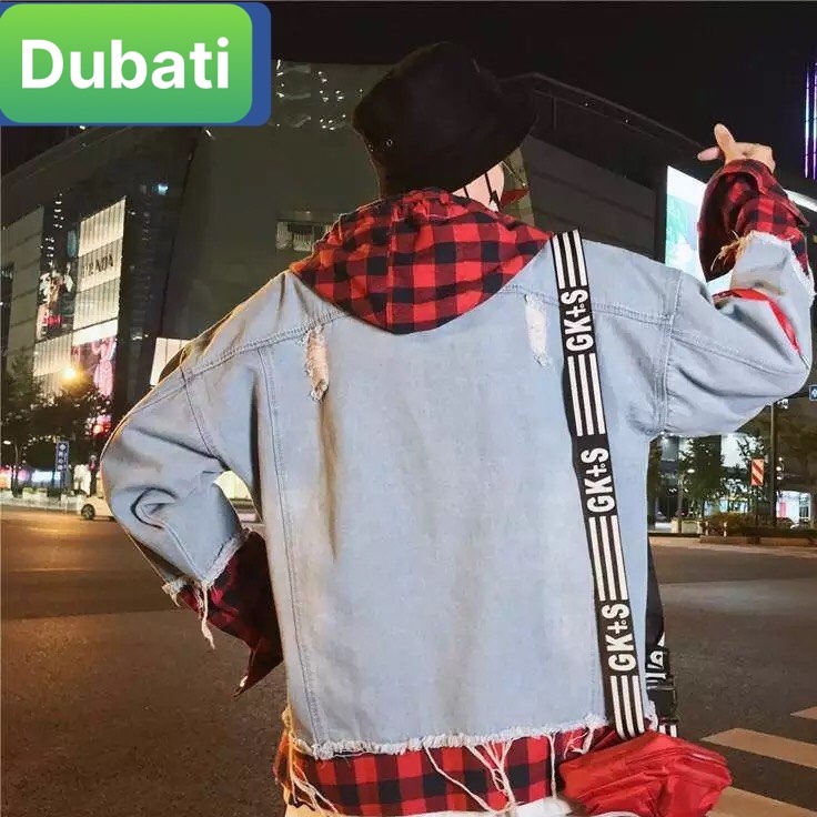 ÁO KHOÁC JEAN NAM NỮ UNISEX CHẤT BÒ PHỐI NÓN NỈ PHONG CÁCH HÀN QUỐC - DUBAI FASHION