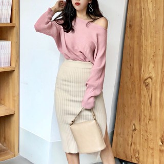 Áo dệt kim trễ vai Thái Lan cực chất