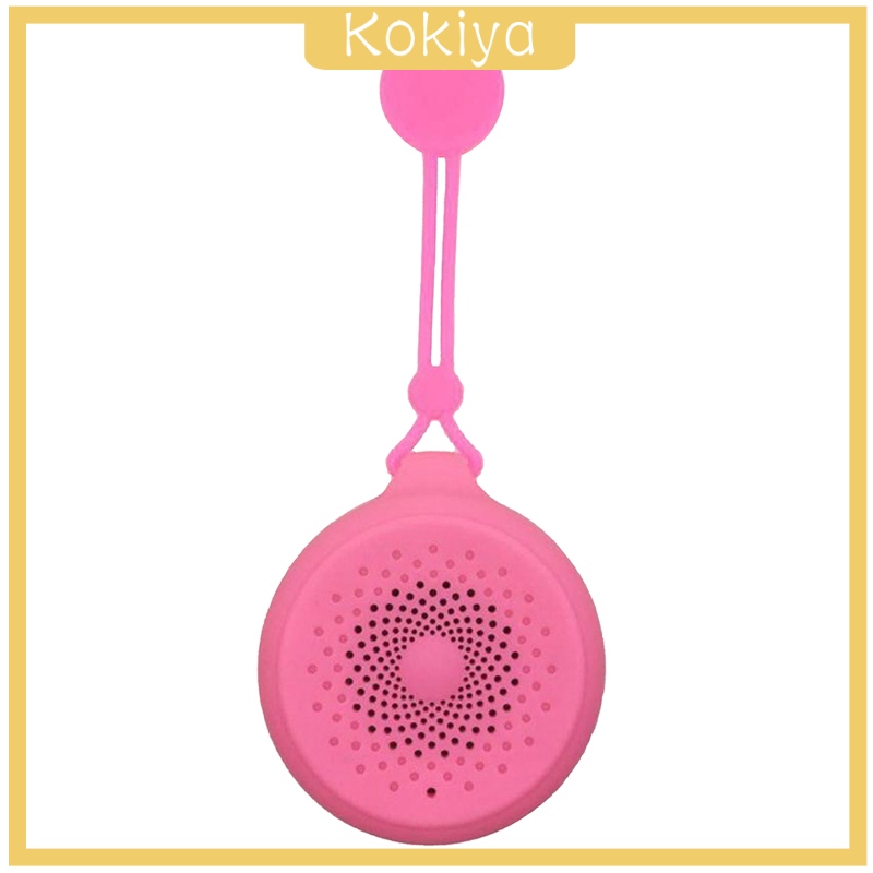 [KOKIYA]IPX6 Bluetooth Shower Speakers Pairs Easily for Bathroom Outdoors Beach Pink