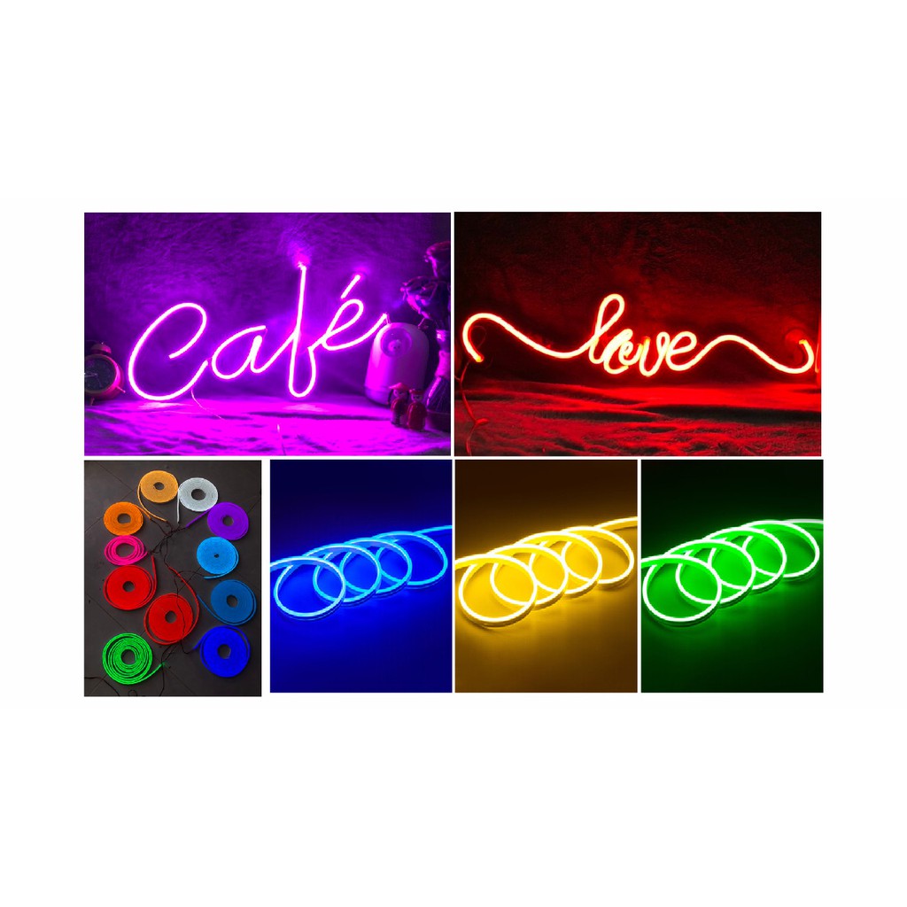 Led neon trang trí chữ love, cafe