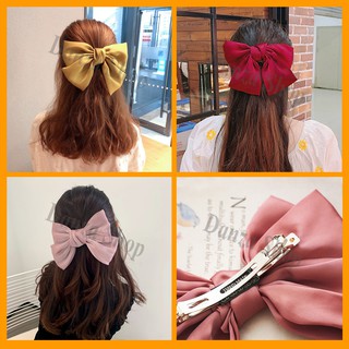 Kẹp tóc nơ SIÊU KUTE bản to - Phụ Kiện Tóc DANZA SHOP