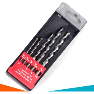Bộ 5 Mũi Khoan Bê Tông Cao Cấp - Mũi 4/5/6/8/10mm Siêu Cứng