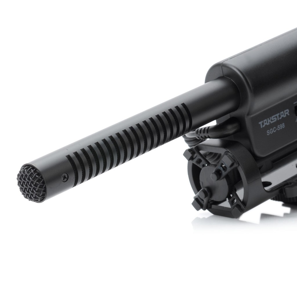 Micro TAKSTAR SGC-598 màu đen gắn máy quay DV / DSLR kèm pin AA