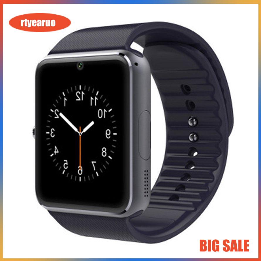 【199k0207】Smart Watch Men GT08 With Touch Screen Big Battery Support TF Sim Card