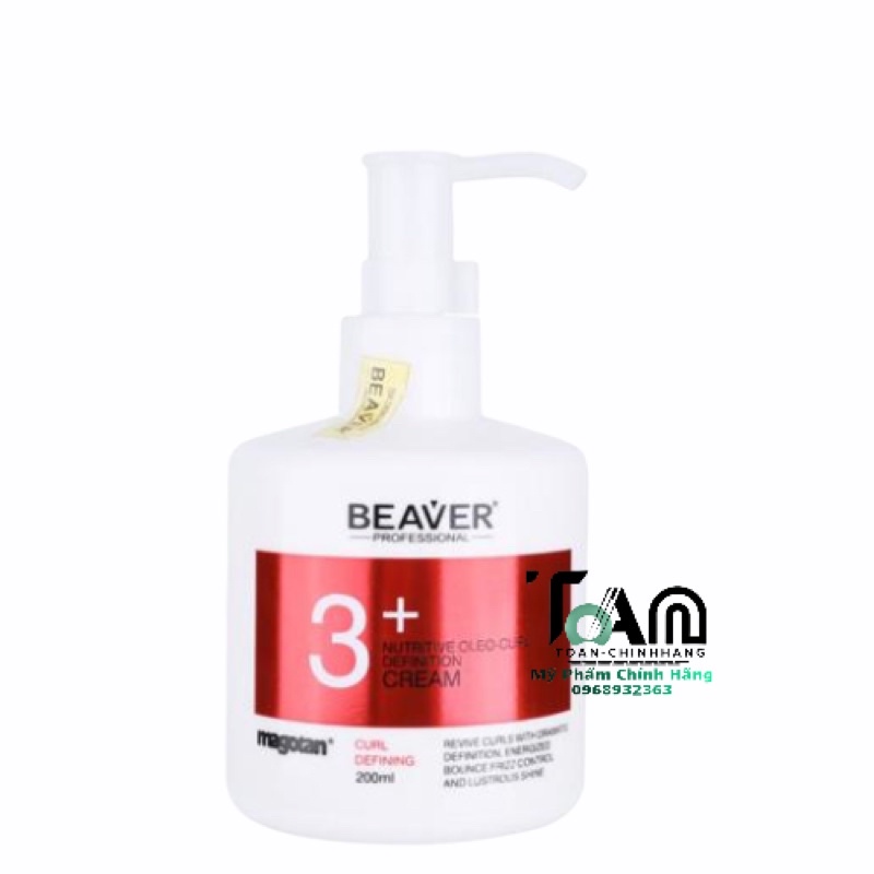 Gel sữa tạo kiểu xoăn beaver 200ml Beaver chính hãng