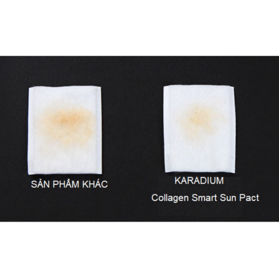 Phấn Phủ Kiềm Dầu, Dưỡng Da Hiệu Qủa Karadium Collagen Smart Sun Pact SPF 50+/PA+++ 11g X54