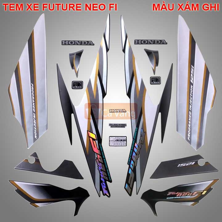 Tem xe máy Future Neo FI màu XÁM GHI, chất lượng như ZIN chính hãng