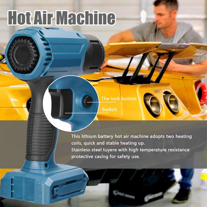 Thiết Bị Điều Chỉnh Nhiệt Độ Không Khí Nóng Với 4 Vòi Phun Cho Pin Makita 18V