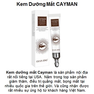 Kem Dưỡng Mắt CAYMAN Trị Bọng mắt Và Chống Nhăn