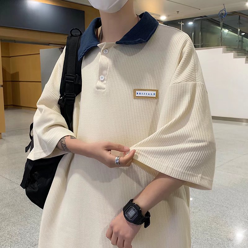 Áo polo Ngắn Tay Thời Trang Mùa Hè Hàn Quốc Dành Cho Nam