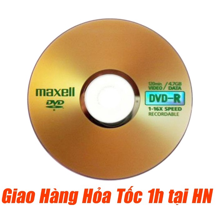 Đĩa DVD Trắng Maxel 4.7GB (Tặng Kèm Vỏ Đựng Đĩa)