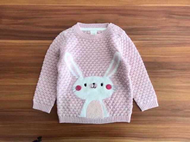 Áo len thỏ hồng H&M