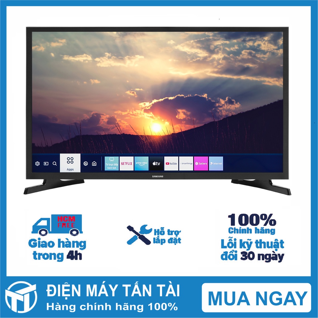 Smart Tivi Samsung 32 inch UA32T4500   Hệ điều hành TizenOS 5.5,Remote thông minh - GIAO HÀNG MIỄN PHÍ HCM