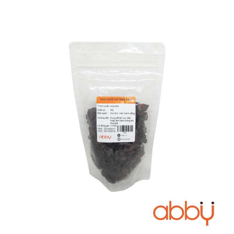 Nho khô Mỹ đen 150g