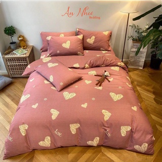 Bộ chăn ga gối 💖An Như💖 vỏ chăn ga gối cotton poly, drap giường 4 món poly An Như Bedding