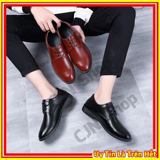 Giày Da Công Sở Nam Đế Mềm Đi Làm Đi Chơi Du Lịch, Giầy Tây Đi Mùa Xuân Hạ Thu Đông Thời Trang Hàn Quốc P69 CJN Shop