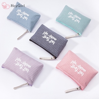Makeup Pouch Brushes Purse Mini Letter Print Zipper Travel Cosmetic Bag