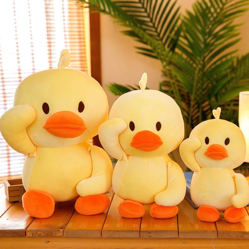 Gấu Bông Vịt Vàng Nhồi Bông Cute Cao Cấp Mềm Mịn Dễ Thương